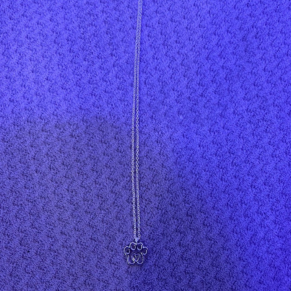 puppy paw necklace